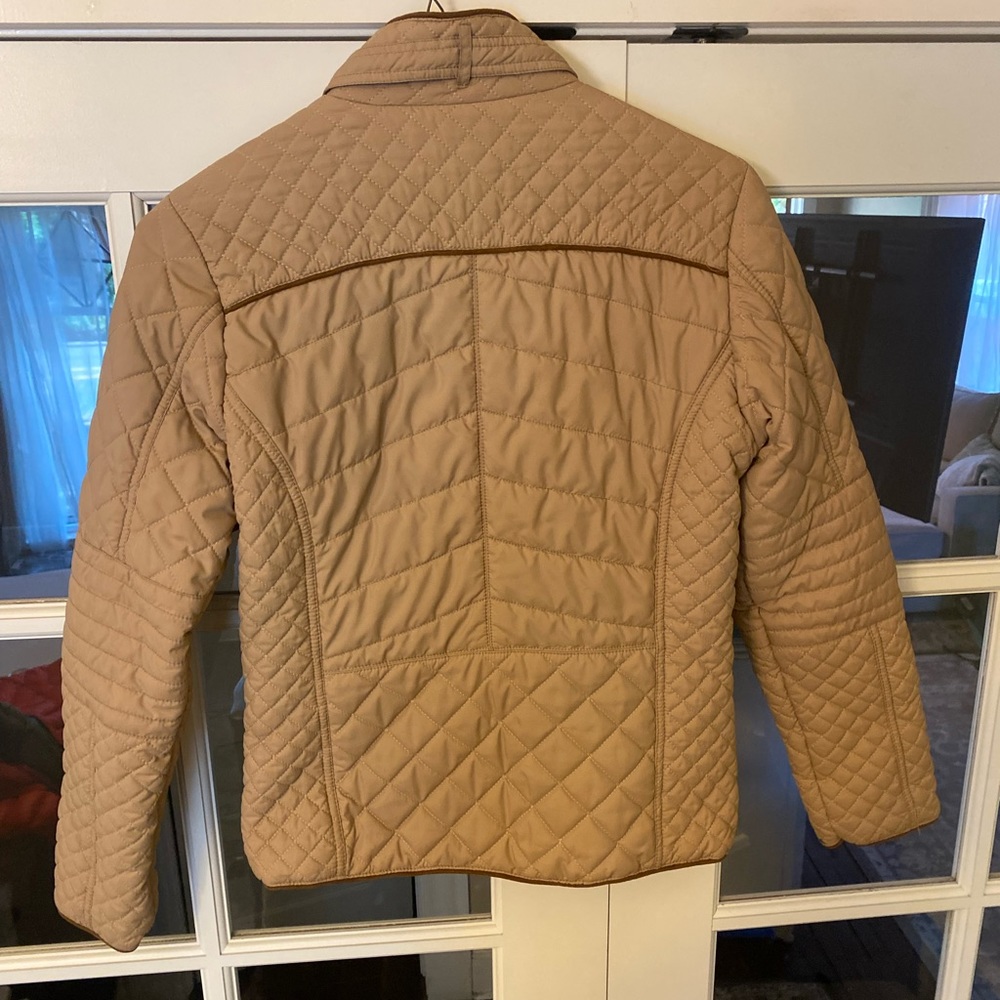 Jade and Ivory Brown Quilted Jacket sz M - Picture 4 of 11